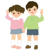 可愛い子供のイラスト-1