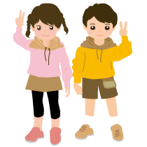 可愛い子供のイラスト-1